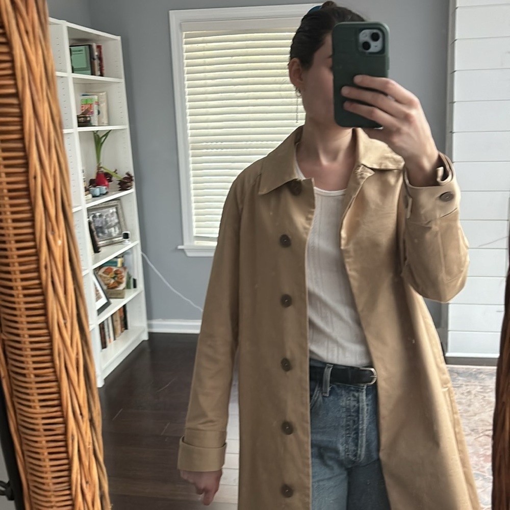 Skye Coraline Trench Coat in beige, size small - Picture 13 of 16